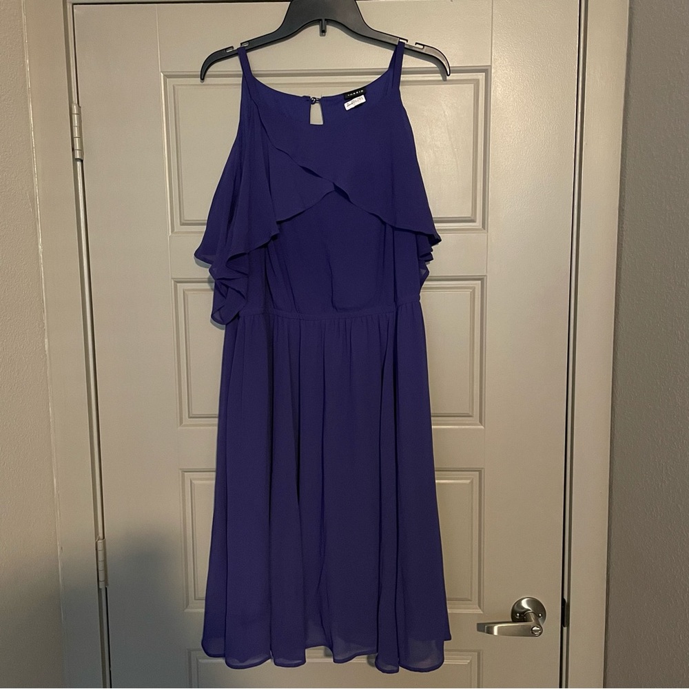Purple Skater Dress